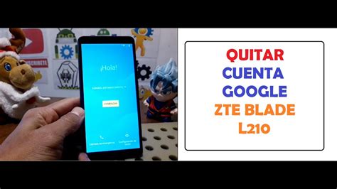 Como Quitar Frp Zte Blade L210 Eliminar La Cuenta De Google Nueva