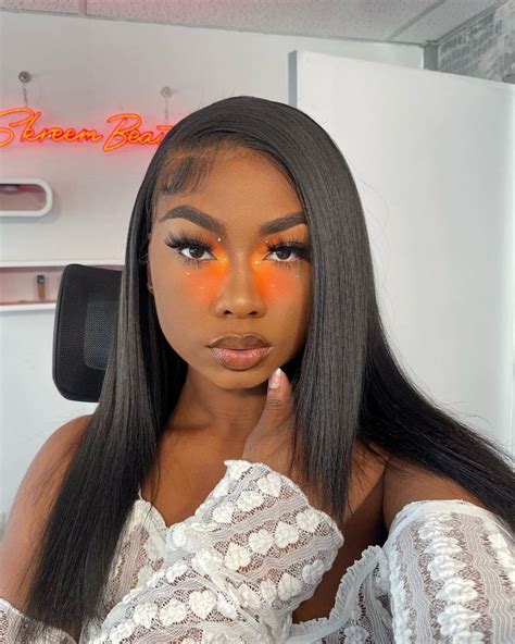 The Desired On Twitter 🧚🏾‍♀️ Makeup For Black Skin Orange Makeup