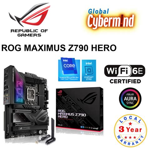 Asus Rog Maximus Z Hero Wifi E Lga Intel Th Th Gen Atx