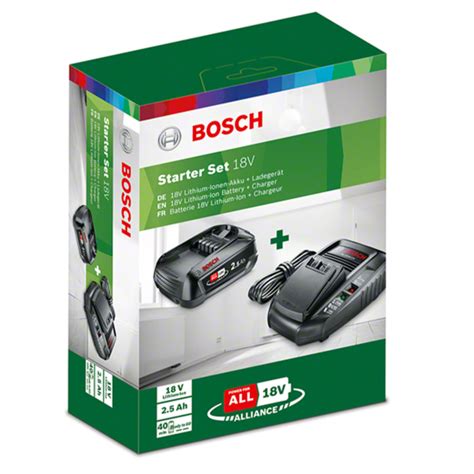 Bosch Lader Accu Starterset 18v Versie Delta Bikes