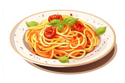 Pasta plate spaghetti food. AI | Free Photo Illustration - rawpixel