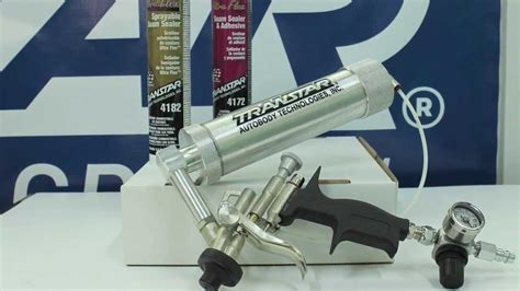 Sprayable Seam Sealer And Gun Youtube