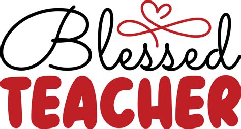 Blessed Teacher Cute Teacher T Shirt Design Free Svg File For