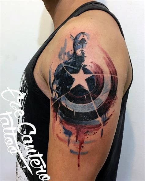 101 Best Captain America Tattoo Ideas You Need To See!