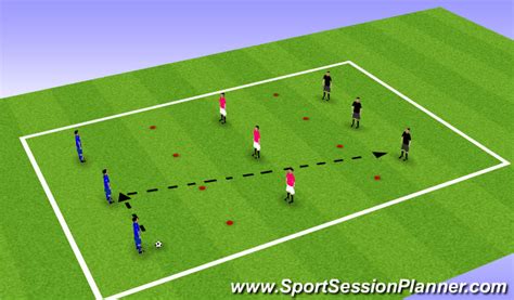 Footballsoccer Long Passing Technical Passing And Receiving Beginner