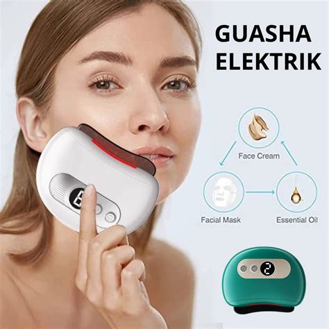 Jual Face Gua Sha Electric Beauty Machine Alat Pijat Elektrik Wajah