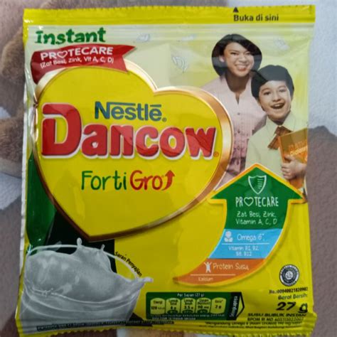 Jual Susu Bubuk DANCOW Nestle FortiGro Instant Sachet 27gr Shopee