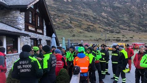 Frana In Val Formazza Avvistati I Resti Dei Due Dispersi Svanite Le