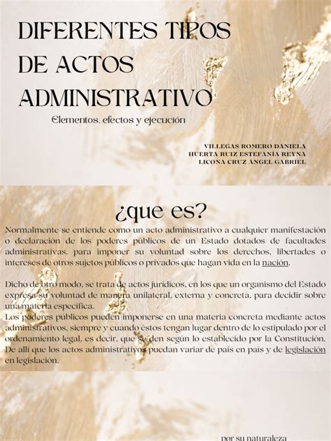 Diferentes Tipos De Actos Administrativo Pdf Justicia Crimen Y