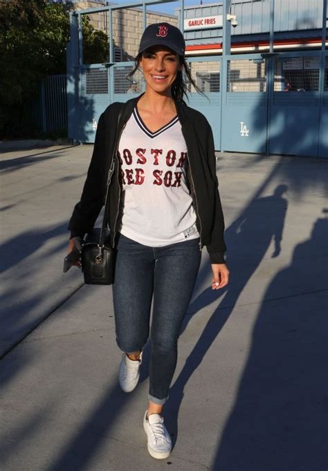 Jessica Lowndes Dodgers Vs Red Sox In Los Angeles 10 26 2018 • Celebmafia