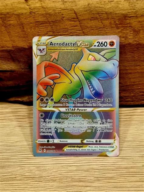 AERODACTYL VSTAR 199 196 RAINBOW Verlorener Ursprung Pokemon Karte