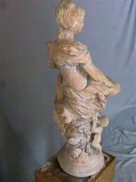 Vintage Terra Cotta Terracotta Sculpture for sale at Pamono