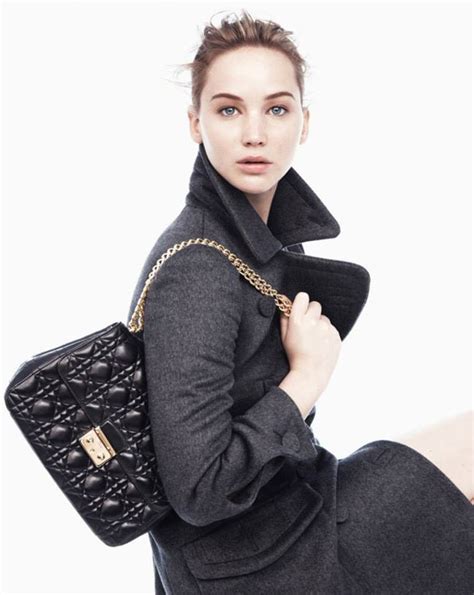 Jennifer Lawrence Carrying New Miss Dior Bags In Fall Winter Ad