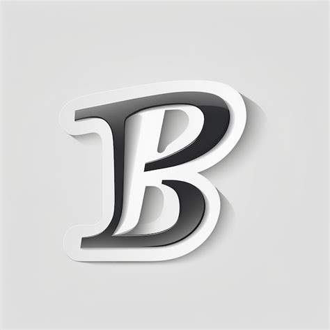 Premium AI Image | Fashionable stylish alphabets typography Letter B