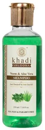 Buy KHADI SHUDDHA Neem Aloe Vera Shampoo Anti Dandruff Hair Fall