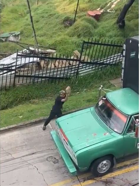 Hombres chocan con BMW un camión y agreden al camionero Canal 1