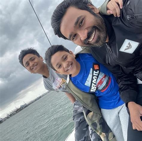 Dhanush's cute and adorable Father's Day message to his sons makes fans emotional - Tamil News ...