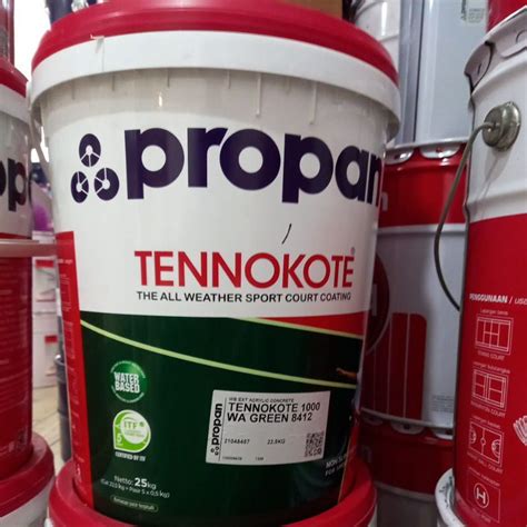 jual cat lapangan tennokote ukuran kgs shopee indonesia