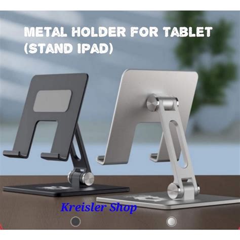 jual stand holder ipad metal holder  tablet stand ipad stand tablet
