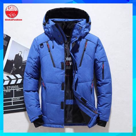 Plus Size Hooded Winter Jacket Men Baju Sejuk Jaket Lelaki Tebal Thick