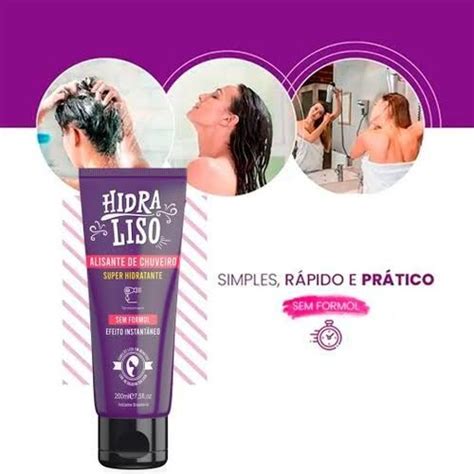 Hidroliso Alisante De Chuveiro Creme Firmador Glow Up Create