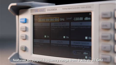 Siglent Ssg5000a Series Rf Signal Generator Introduction Youtube