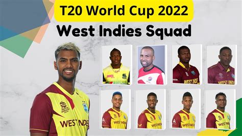 T20 World Cup 2022 West Indies Squad West Indies Squad For T20 World