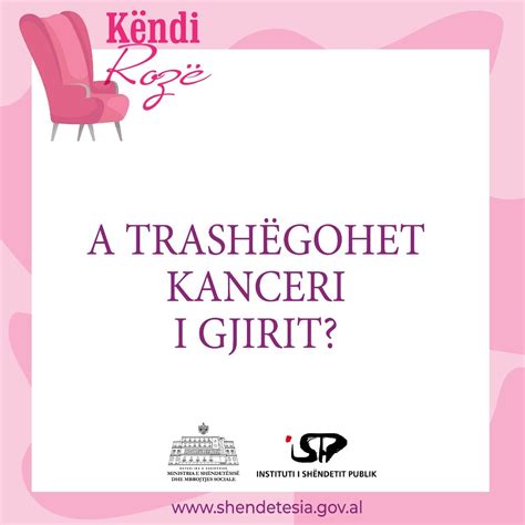 A trashëgohet Kanceri i Gjirit Ministria e Shëndetësisë