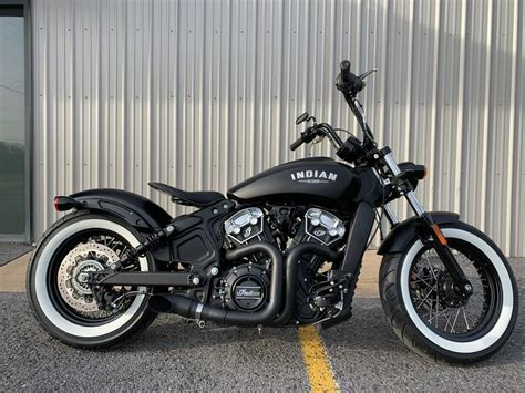 Indian Motorcycle Scout Bobber Abs Thunder Black Smoke For Sale