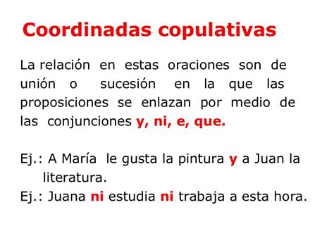 Oraciones Coordinadas Y Subordinadas