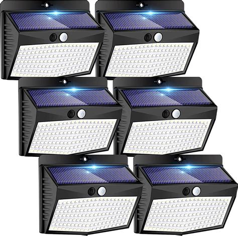 Peasur Luces Solares Para Exteriores 138 LED6 Paquetes Luces Solares