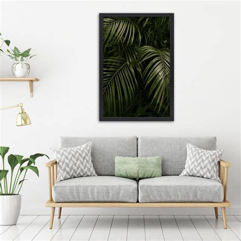 Sansibar Home Gerahmtes Poster Exotic Palm Leaves Wayfair De