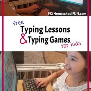 Free Typing Lessons & Games For Kids - PK1Kids