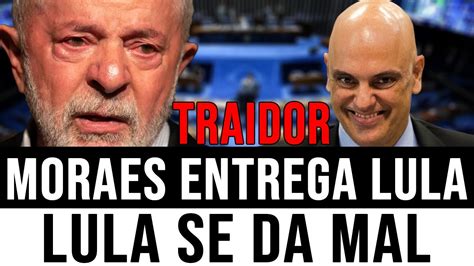 BRASILIA PEGANDO FOGO MORAES FAZ CONFISSÃO ENTREGA LULA E FICA CARA A