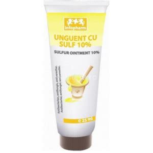 Unguent Cu Sulf 10 25 Ml Infopharm Naturisti Ro