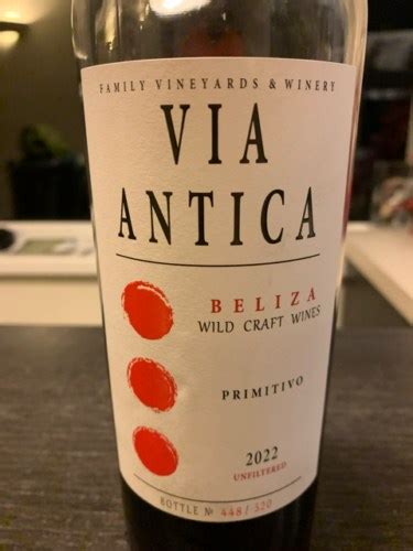 Via Antica Beliza Primitivo Vivino Us