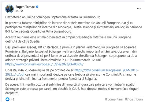 Eugen Tomac Despre Procesul De La Curtea De Justi Ie A Uniunii Europene