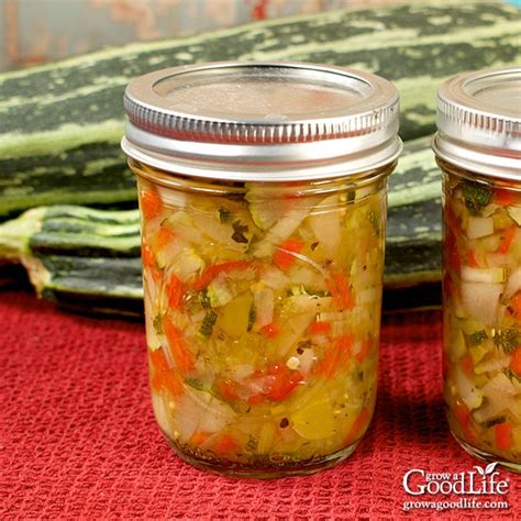 Hot Zucchini Relish Canning Recipe