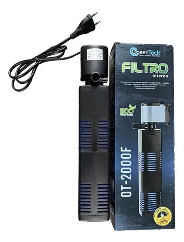 Filtro Interno Ocean Tech Ot 2000f 1200l h P Aquários 240l Frete grátis