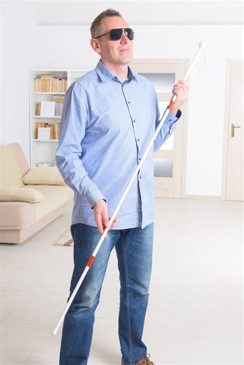 Blind Man Stock Photo Image Of Gentleman Invalid Pose 52742358