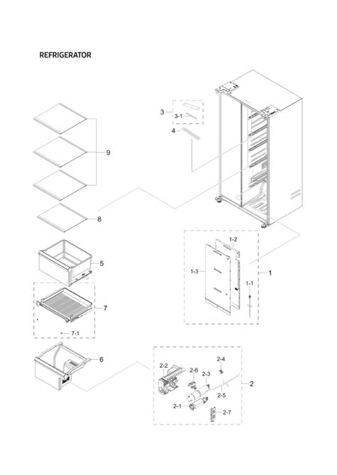 Samsung Rs T Sr Aa Refrigerator Partswarehouse