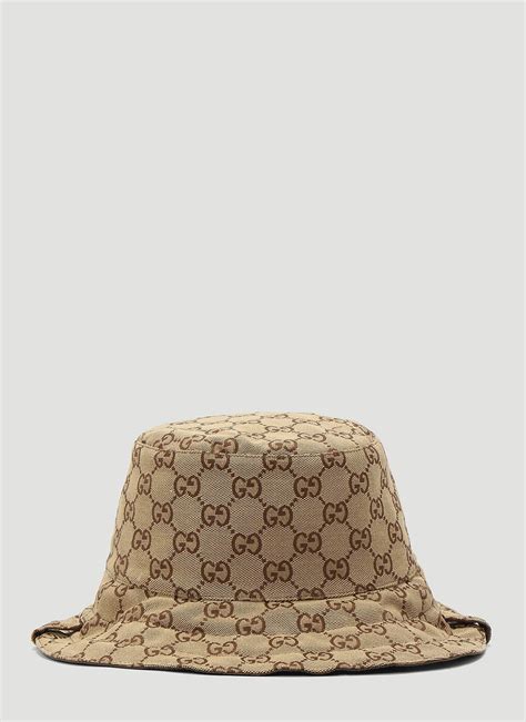 Reversible Bucket Hat In Beige Gucci