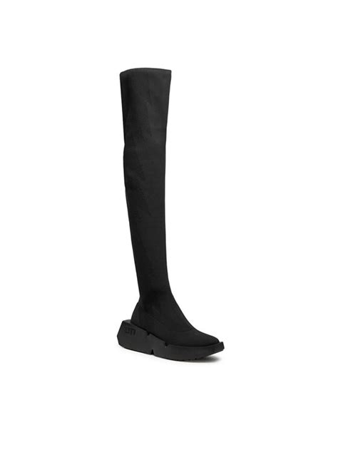 United Nude Overknees Mega Long Boot 1077401181 Schwarz Modivo De