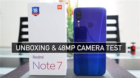 Xiaomi Redmi Note 7 Unboxing 48mp Camera In Action Zeibiz Youtube