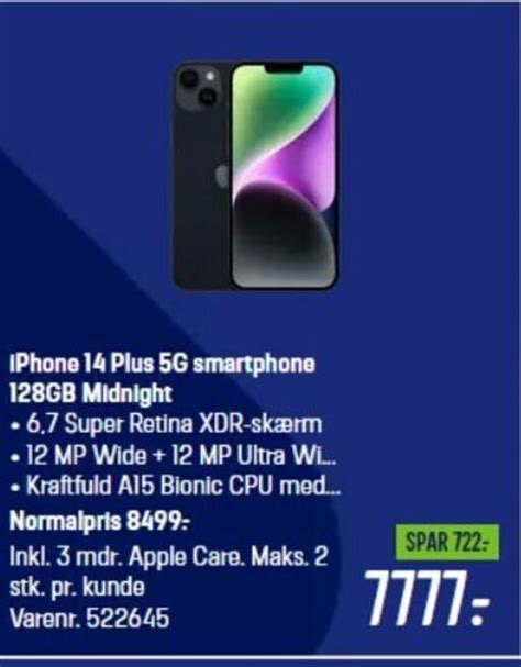 Iphone Plus G Smartphone Gb Midnight Tilbud Hos Elgiganten