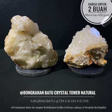 Jual Bongkahan Batu Crystal Tower Natural L17 Atau Batu Kristal Alam