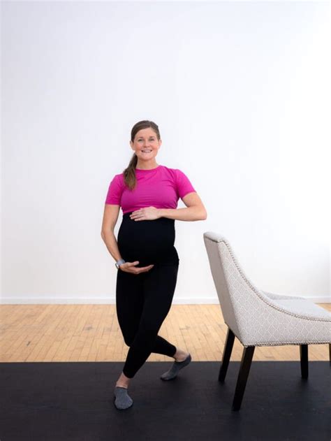 20 Minute Pregnancy Barre Workout 3rd Trimester Nourish Move Love