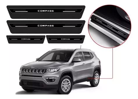 Soleira Adesiva Resinada Platinum Jeep Compass 2021 A 2023