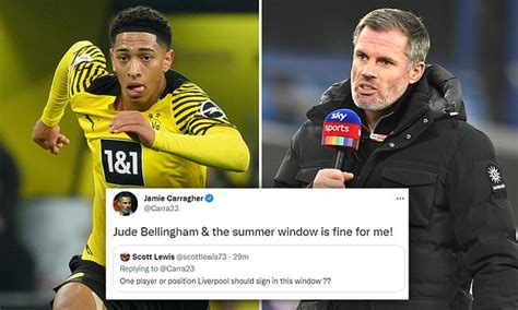 Jamie Carragher Singles Out Jude Bellingham As The One Player Liverpool