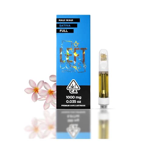 Maui Wowie Premium Thc Cartridge 1g Left Coast